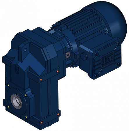 Мотор-редуктор ASA 46A 3A 71-04F-TH-TF (i=54,67)