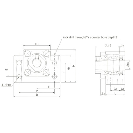 Опора фиксированная BK 35