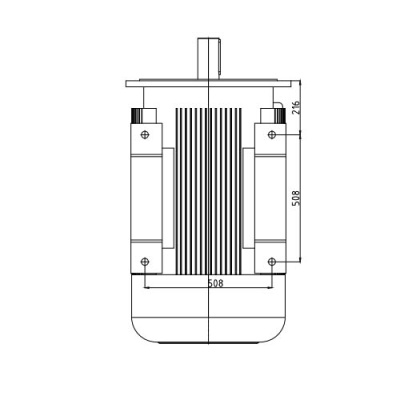 Электродвигатель трехфазный GMM 315 L  8e (132/750)