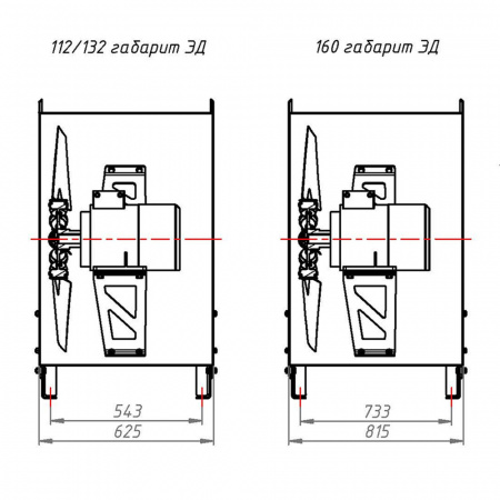 Осевой вентилятор OB900 9С (2.2/1000)