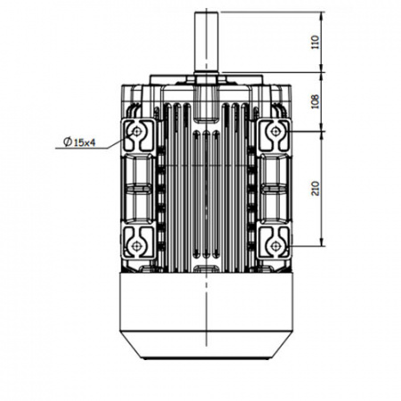 Взрывозащищенный электродвигатель GM1Exd 160 M 2b (15/3000)