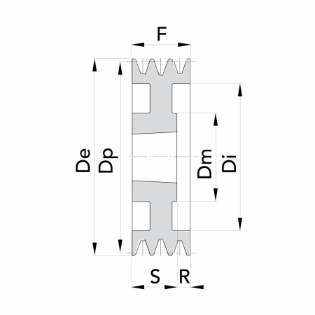 3SPB-236 TB2517 Шкив