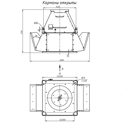 Крышный вентилятор MPKF11.20-6 (11.0/750)