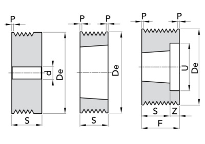 PPV-J D=140/16 TB2517 Шкив поликлинового ремня Micro-V