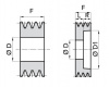 5SPA-90 D55 Шкив