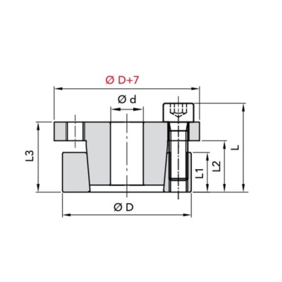 RCK 15-30X65 Муфта