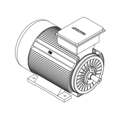 Электродвигатель трехфазный GMM 400 L 2b (500/3000)