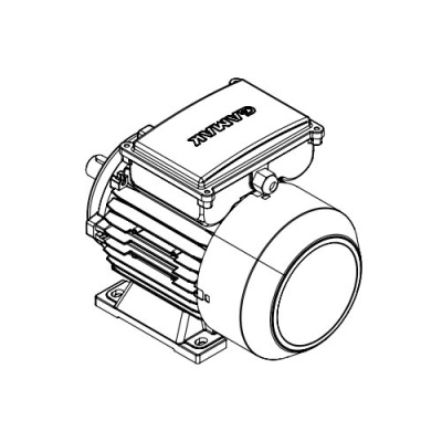Однофазный электродвигатель MS21D 90 L 2e (2.2/3000)