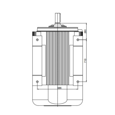 Электродвигатель трехфазный GMM 400 L 2d (630/3000)