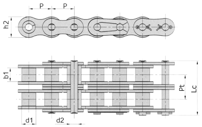 Цепь 20B-2 SS