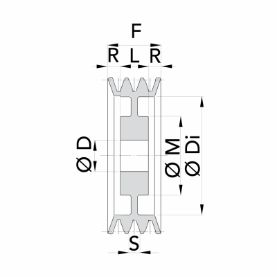 5SPB-280 D80 Шкив