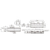 Линейный модуль YR-HGHP140F-L-2550