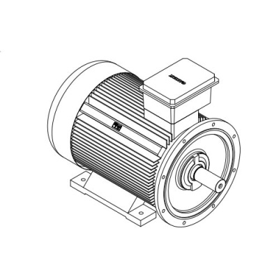 Электродвигатель трехфазный GMM 355 M 8c (200/750)