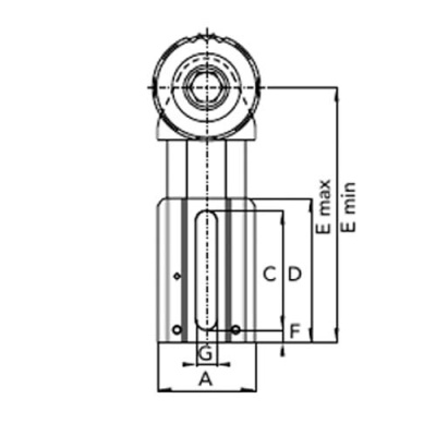 Натяжитель для однорядной цепи ASR1-1/2 15