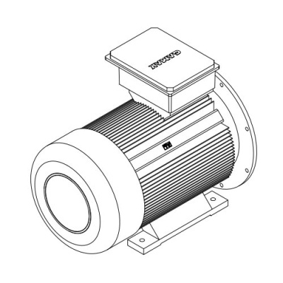 Электродвигатель трехфазный GMM 400 L 4e (710/1500)