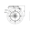 Однофазный электродвигатель M21D 80 M 2d (1.1/3000)