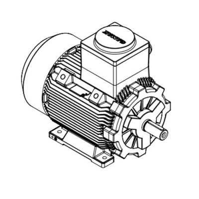Взрывозащищенный электродвигатель GM1Exd 200 L 2a (30/3000)
