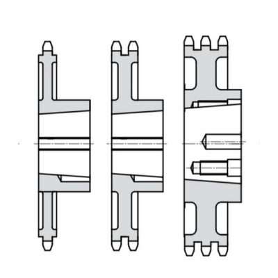 Звездочка 16B-2 со ступицей, под TB2517, Z=18