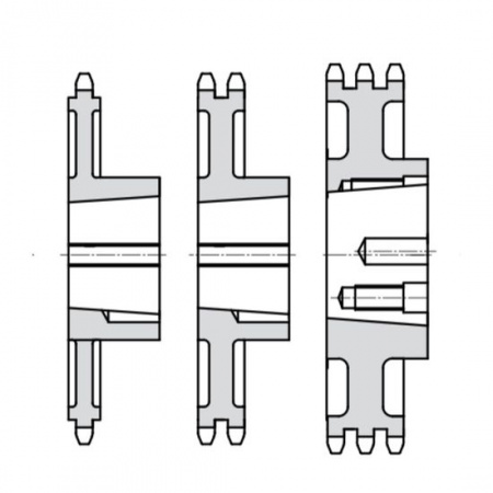 Звездочка 12B-3 со ступицей, под TB3020, Z=30