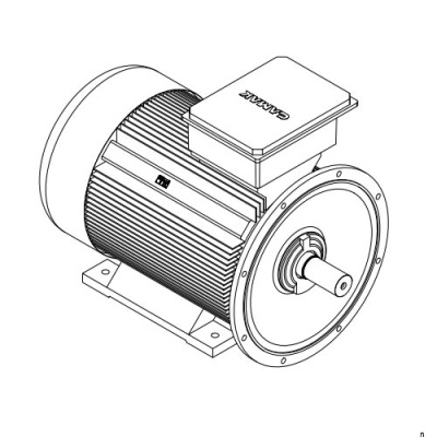 Электродвигатель трехфазный GMM 400 L 8c (400/750)