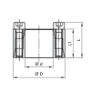 RCK 61-16X32 Муфта