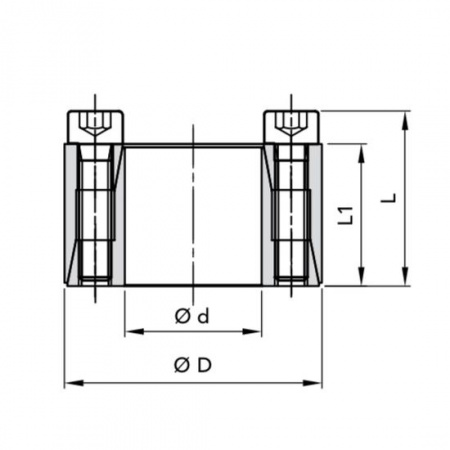 RCK 61-16X32 Муфта