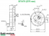 Редуктор тарельчатый BTA 70 70 D A 15 HS